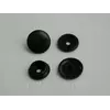 Кнопка пластиковая 15 мм - черная