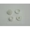 Кнопка пластиковая 12,5 мм - белая