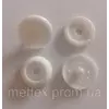 Кнопка пластиковая 15 мм - белая