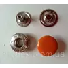 Кнопка АЛЬФА - 15 мм эмаль № 158 оранжевая