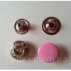 Кнопка АЛЬФА - 15 мм эмаль № 134 розовая