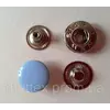 Кнопка АЛЬФА - 15 мм эмаль № 185 голубая