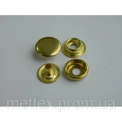 Кнопка №61 - 15 мм золото