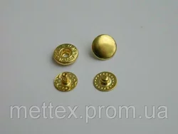 Кнопка VT-2 - 10 мм  золото