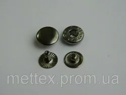 Кнопка № 54 - 12,5 мм  блэк никель