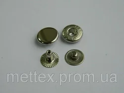 Кнопка № 54 - 12,5 мм  никель