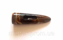 Пуговица В-2 КЛЫК 4,5 см - цвет коричневый