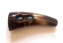 Пуговица В-1 КЛЫК 4,5 см - цвет коричневый
