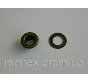 Блочка с кольцом 6 мм ( №4 ) антик