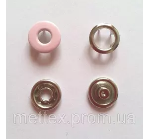 Кнопка 9,5 мм - № 133 бледно-розовая бублик