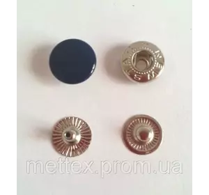 Кнопка №54 - 12,5 мм эмаль № 569 темно-синяя