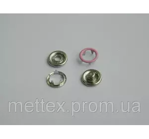 Кнопка 9,5 мм № 134 - розовая
