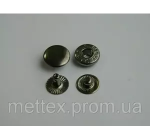 Кнопка № 54 - 12,5 мм  блэк никель