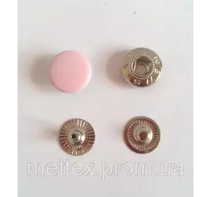 Кнопка №54 - 12,5 мм эмаль № 133 розовая