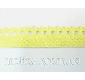 Резинка кружевная М-004 желтая