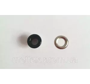 Блочка с кольцом 5 мм ( №3 ) эмаль № 322 - черная