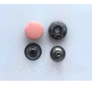 Кнопка АЛЬФА - 15 мм эмаль № 135 пудра
