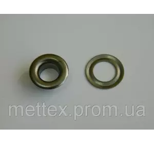 Блочка с кольцом 8 мм ( №5 ) блэк никель
