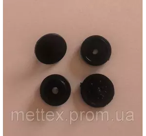 Кнопка пластиковая 12,5 мм - черная