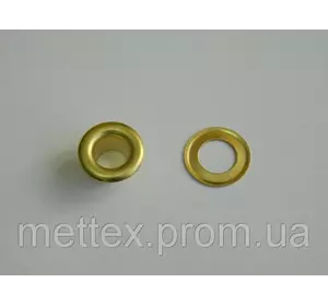 Блочка с кольцом 6 мм ( №4 ) золото