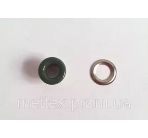 Блочка с кольцом 5 мм ( №3 ) эмаль № 327 - хаки