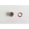 Блочка с кольцом 5 мм ( №3 ) эмаль № 523- серая