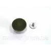 Джинсовая пуговица стальная гладкая 17 мм - антик