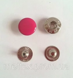 Кнопка №54 - 12,5 мм эмаль № 146 малина