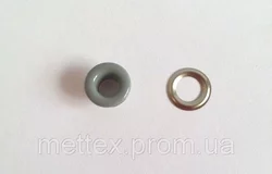 Блочка с кольцом 5 мм ( №3 ) эмаль № 523- серая