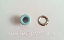 Блочка с кольцом 5 мм ( №3 ) эмаль № 185 - голубая