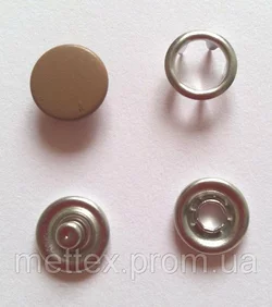 Кнопка 9,5 мм матовая № 293 - коричневая