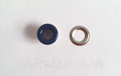 Блочка с кольцом 5 мм ( №3 ) эмаль № 569 - темно-синяя