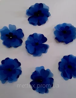 Цветы - синие