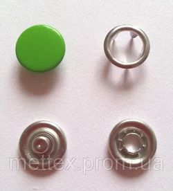 Кнопка 9,5 мм матовая № 22 - зеленая