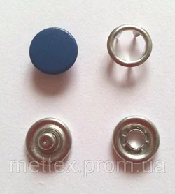 Кнопка 9,5 мм матовая № 2 - синяя