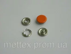 Кнопка 9,5 мм № 158 - оранжевая