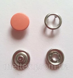 Кнопка 9,5 мм матовая № 10 - персик