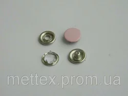 Кнопка 9,5 мм № 133 - бледно-розовая