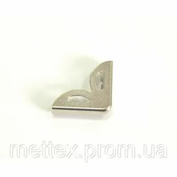 Уголок № 3 - 15 мм/15 мм никель