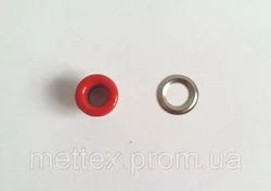 Блочка с кольцом 5 мм ( №3 ) эмаль № 148 - красная