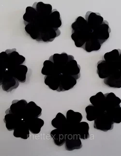 Цветы - черные