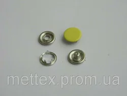 Кнопка 9,5 мм № 108 - светло-желтая