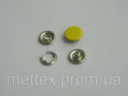 Кнопка 9,5 мм № 110 - ярко-желтая